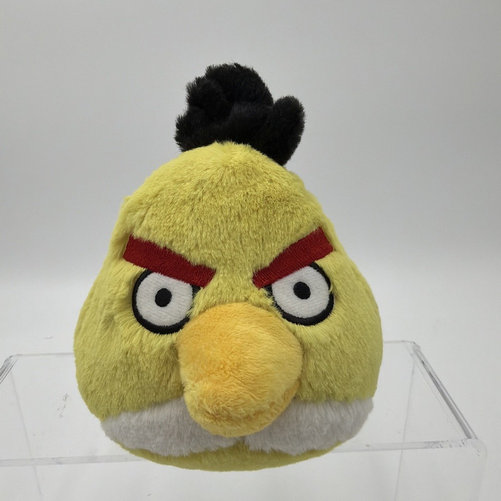 Angry Birds Chuck Yellow Bird 5" Plush Stuffed Animal Commonwealth‎ 2010 Rovio